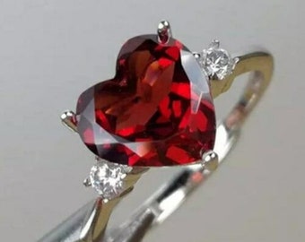 Natural Citrine 6.50 Carat Ring 925 Sterling Silver Anniversary Gift. Handmade Ring For Men And Woman