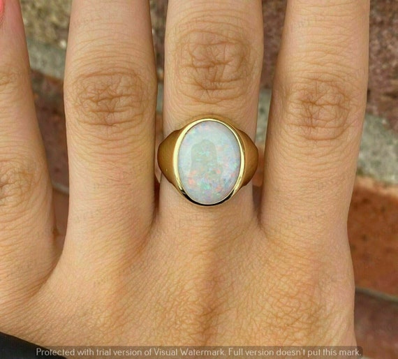 The Era Bezel Opal Ring