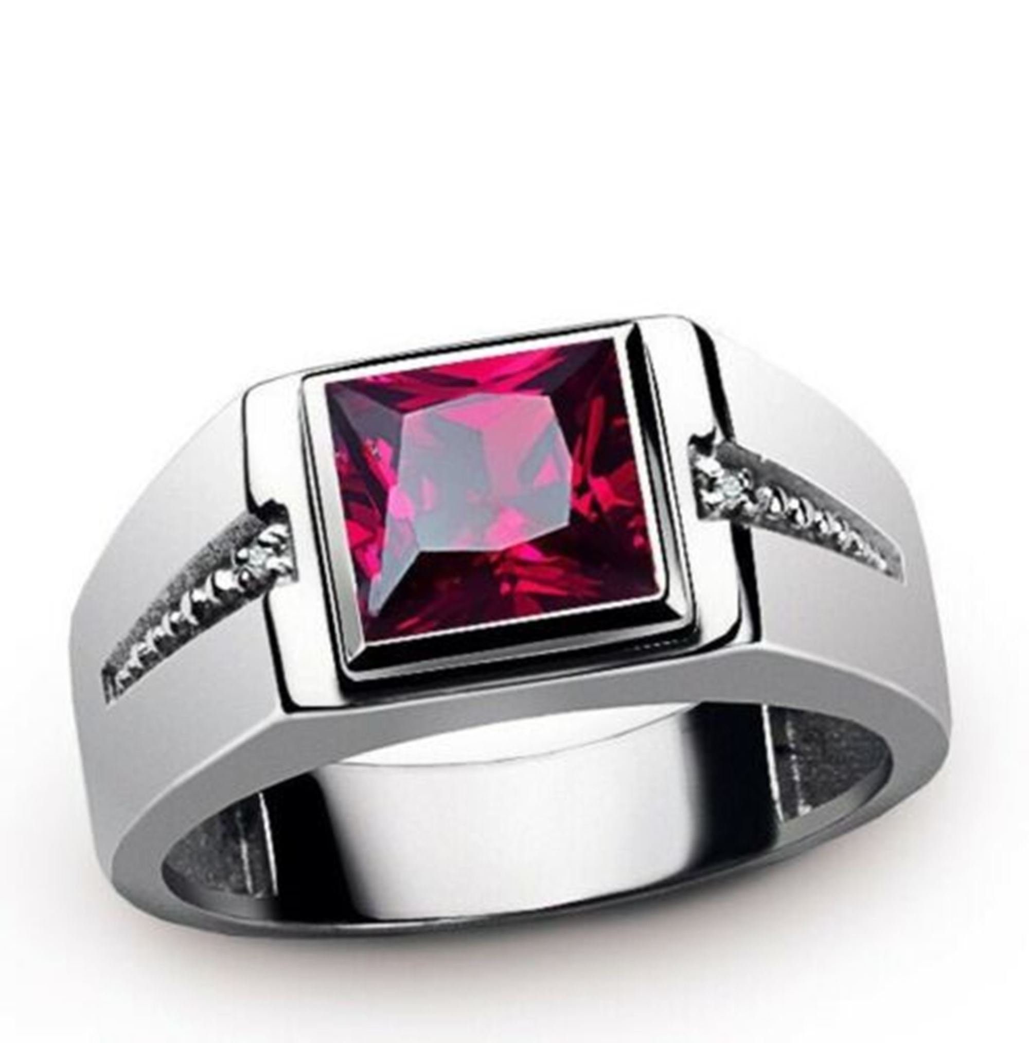 Ruby ring designs for male outlet