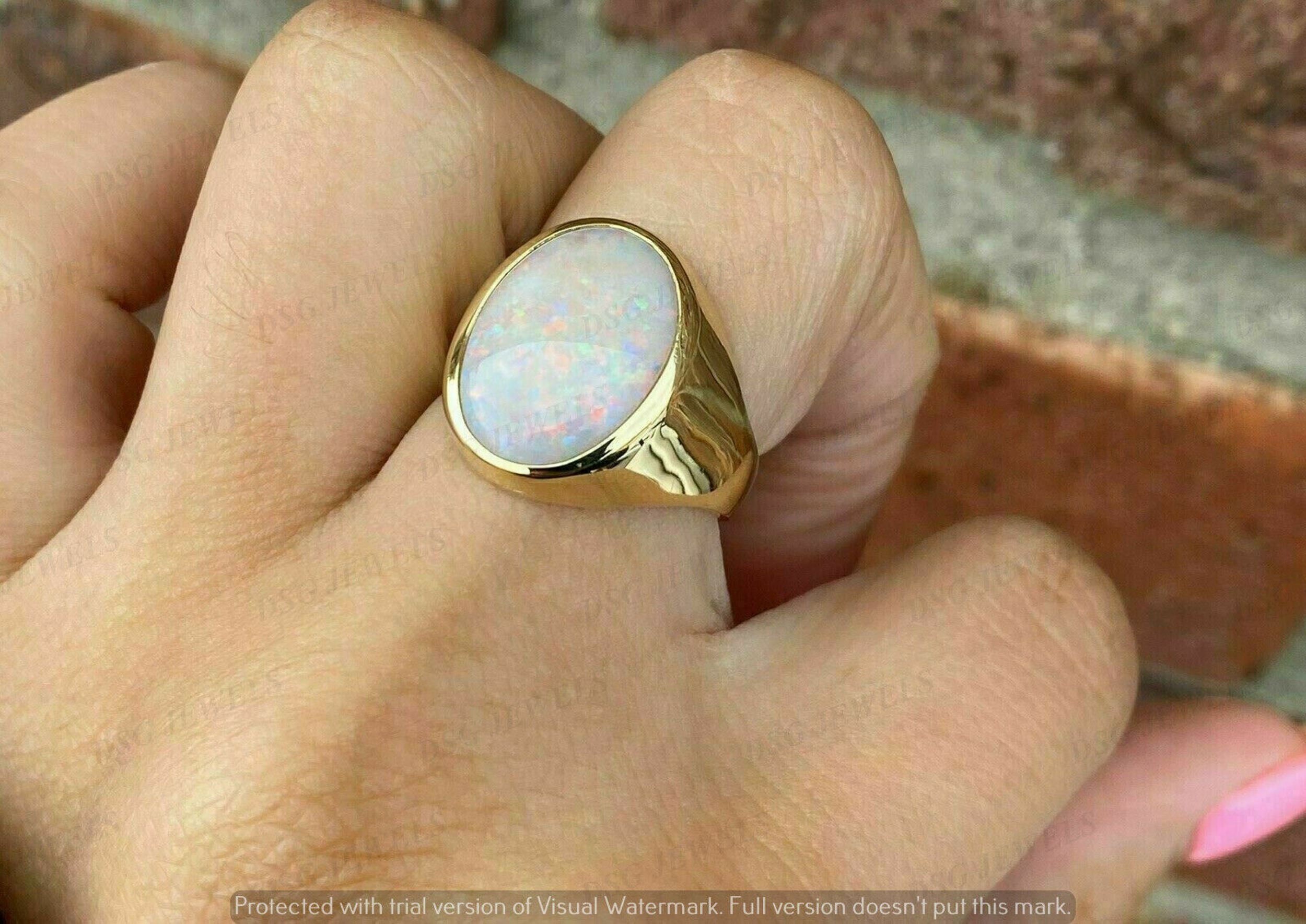 7 carat opal ring deals