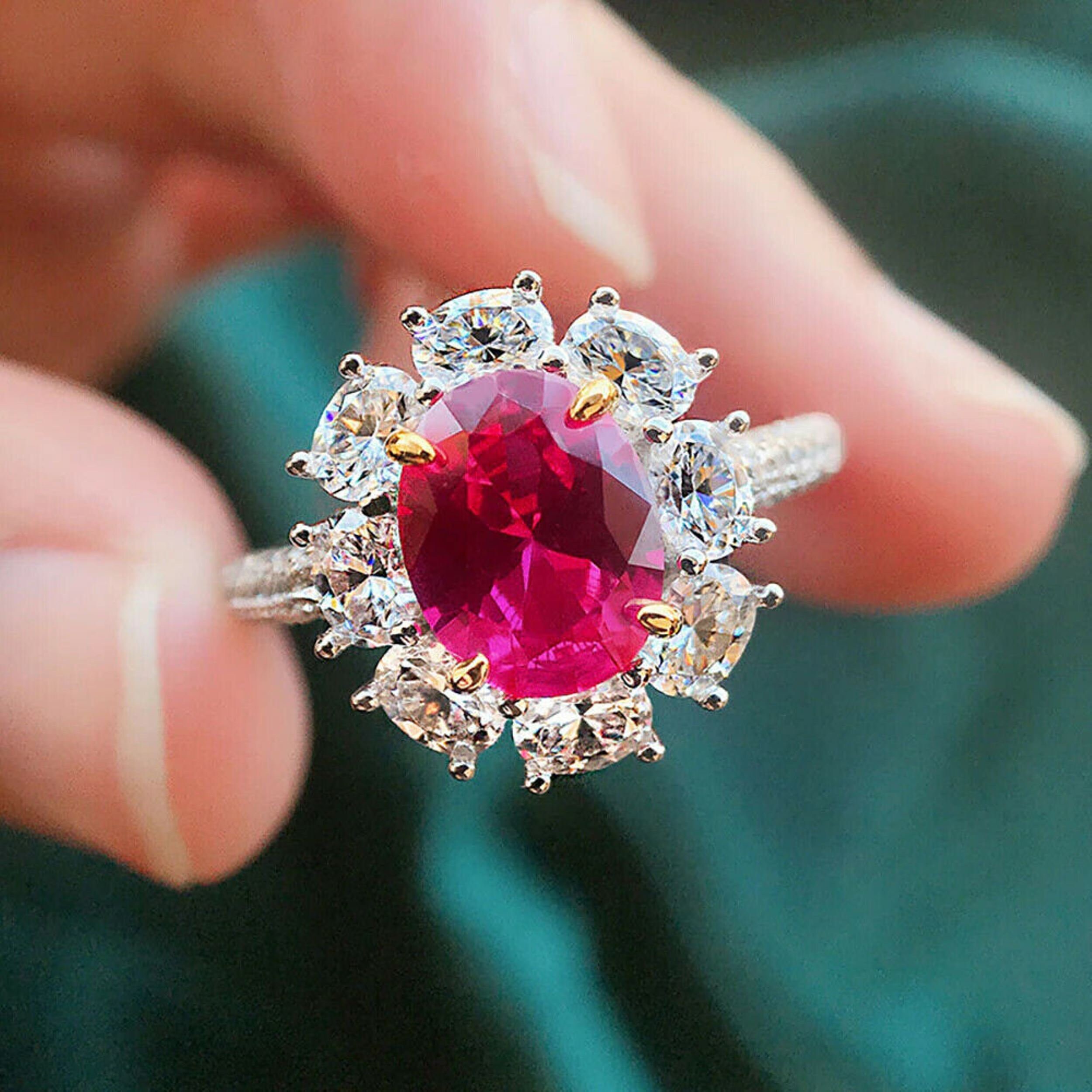 5 carat 2024 ruby ring