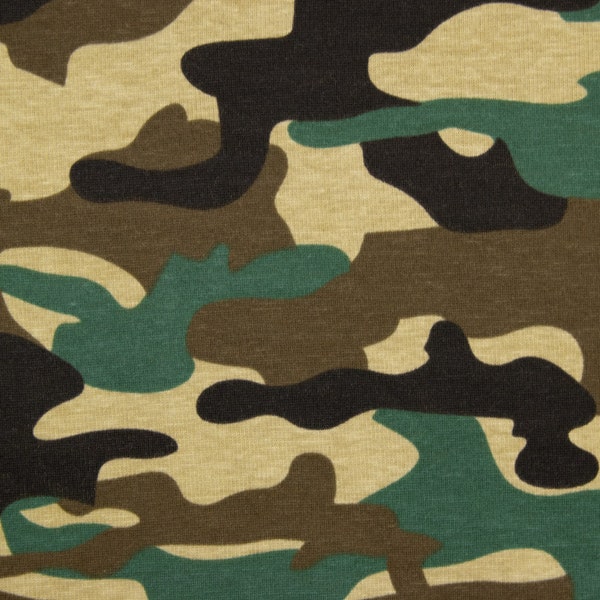 Alpenfleece bedruckt Camouflage