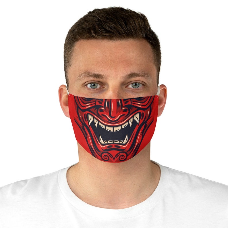 Devil Face Mask Horror Face Mask Halloween Face Mask Gothic Etsy