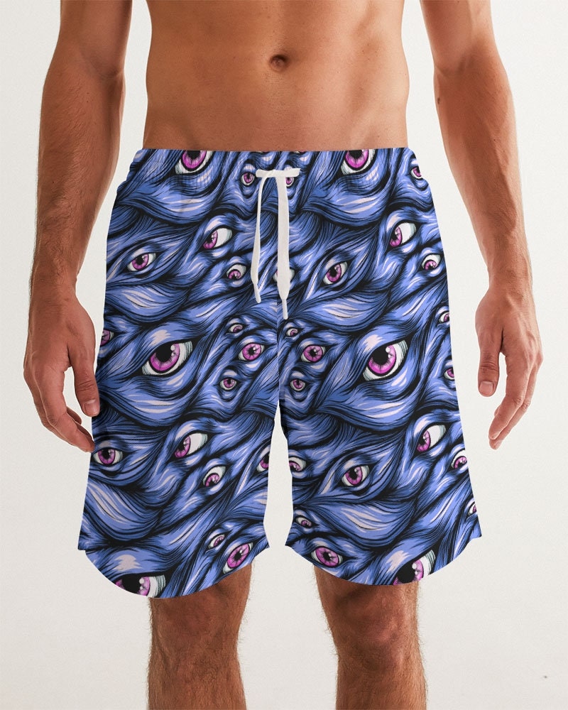 Gothic Swim Trunks Bat Beach Shorts Gothic Summer Shorts Etsy