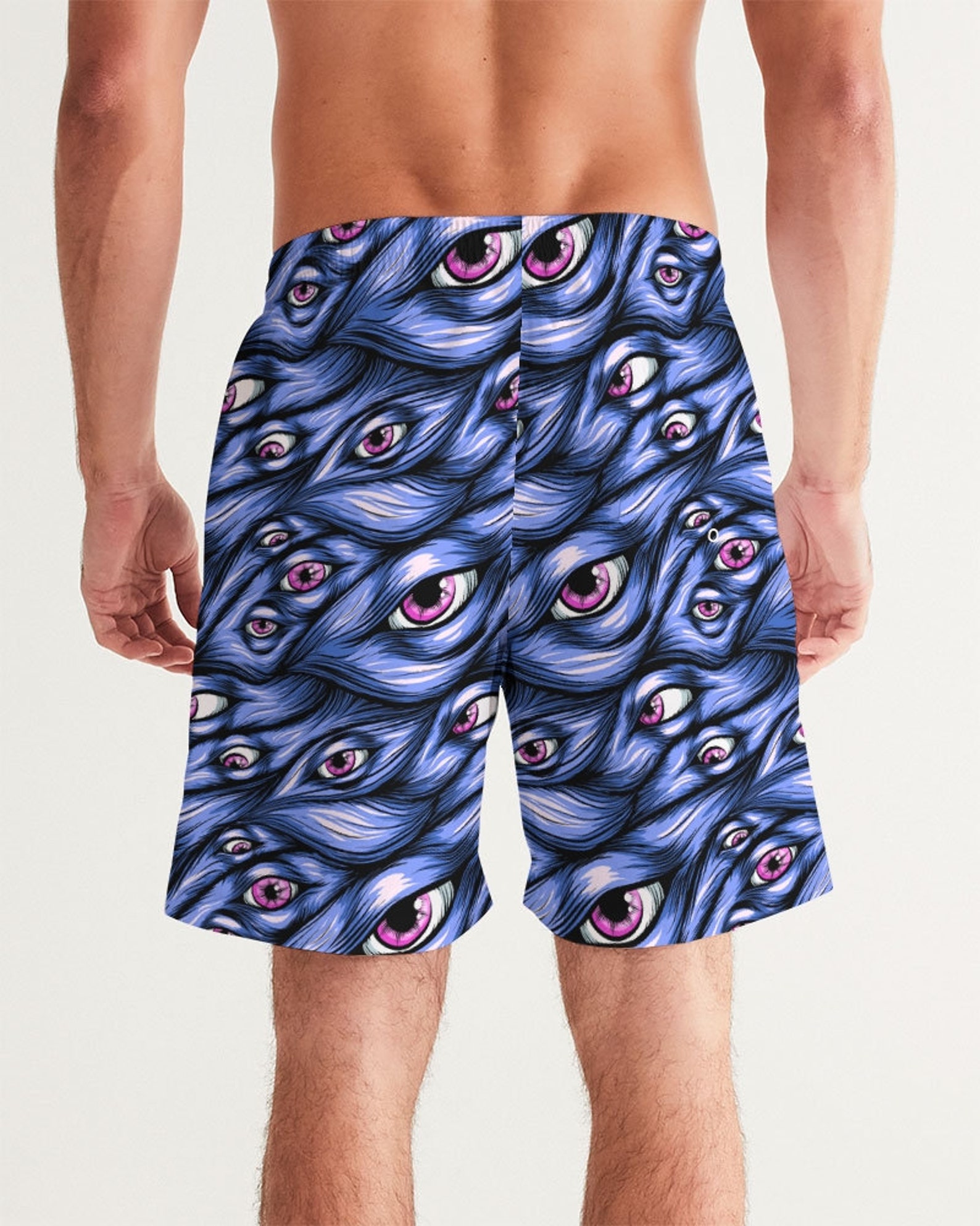 Gothic Swim Trunks Bat Beach Shorts Gothic Summer Shorts Etsy