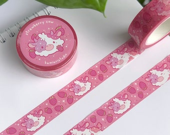 Erdbeer Kuh Washi Tape