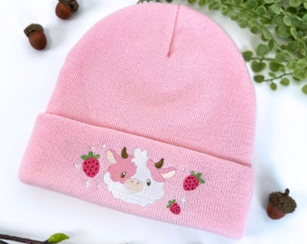 Gorro de vaca fresa