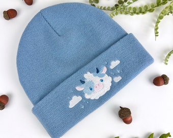 Cloud Cow Beanie