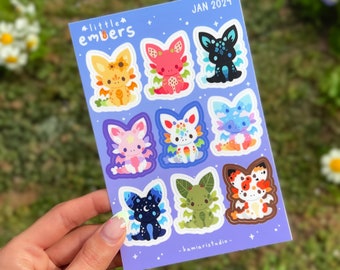 Little Embers Sticker Sheet