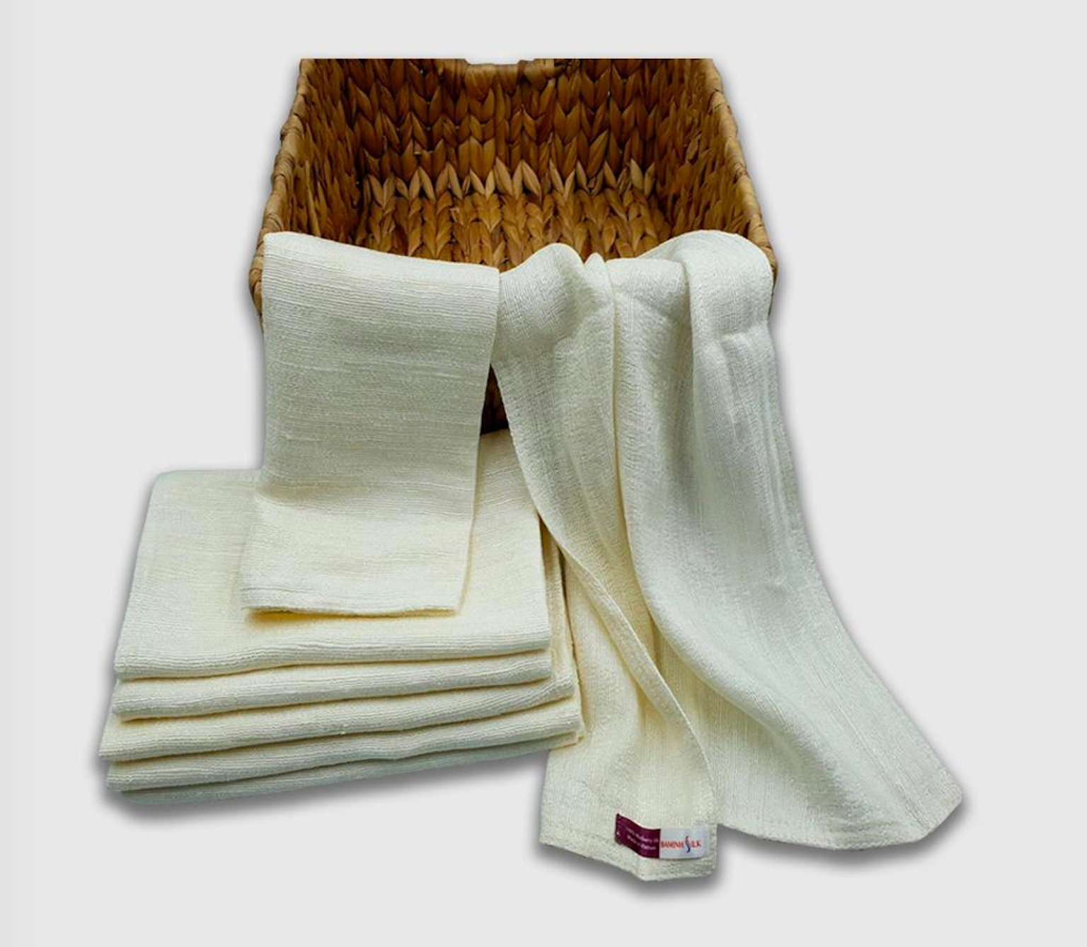 Raw Mulberry Silk Face towel Spa face Towel Organic Etsy