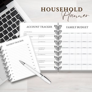 Busy Mom&#39;s House Planner, Digital Planner, Home Management, Cleaning Planner, Printable Planner, Home Organizing Planner, Cleaning Schedule