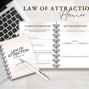 Law of Attraction Planner | Law of Attraction Journal | Manifestation Planner | Manifestation Journal | Spiritual Planner | Manifestation