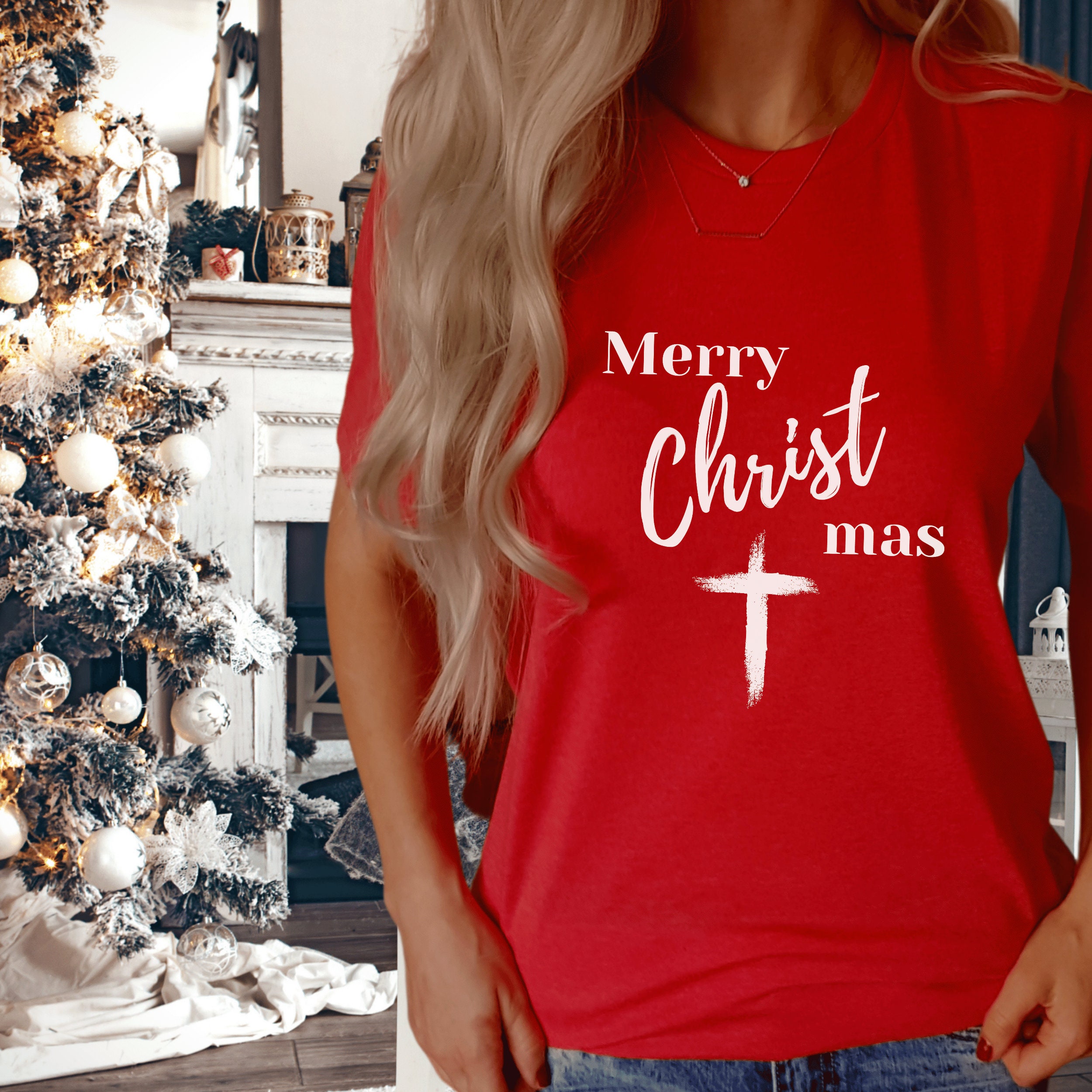 women's christian christmas shirts