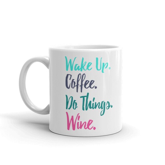 Funny Coffee Cups Wake Up Drink Coffee Mugs for Men Fun Birthday