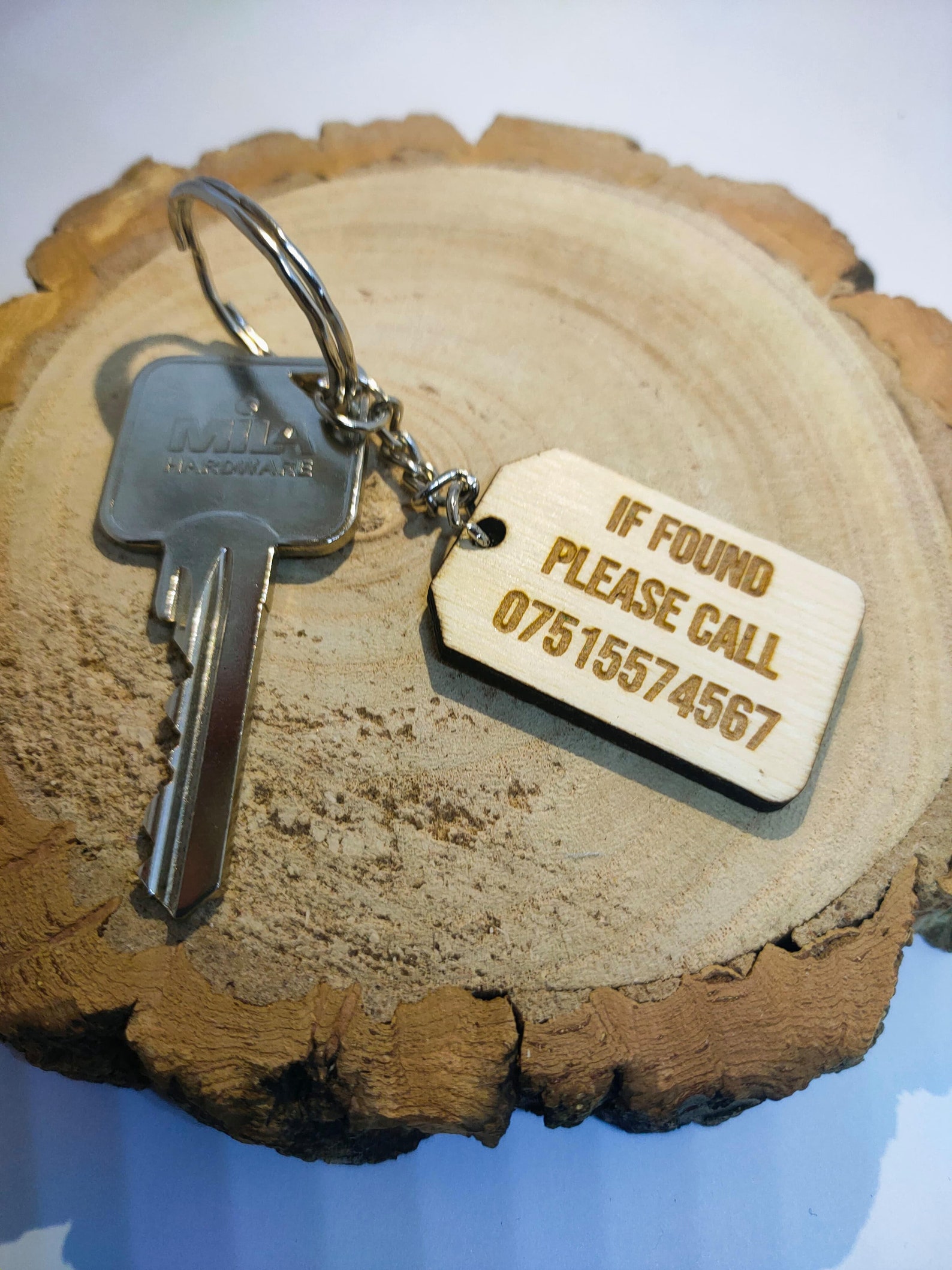 Personalised Lost Keys Keyring, Prevent Lost Keys. Suitcase Keyring