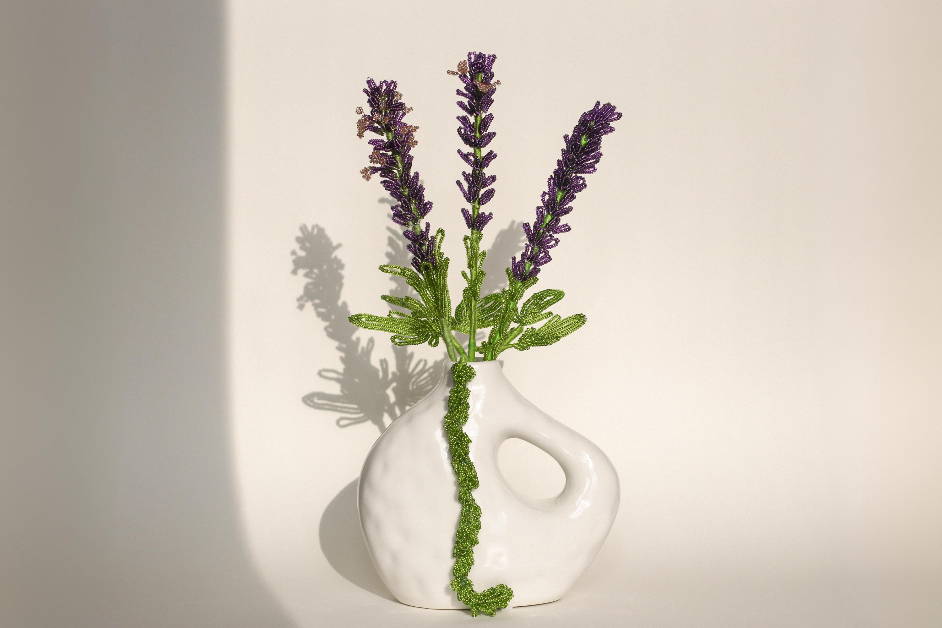 French Beaded Lavender Pattern – DIGITAL PDF + Step-by-step Video