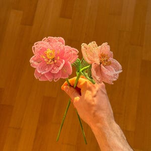 French Beaded Peony Pattern – DIGITAL PDF + Step-by-Step Video Tutorial