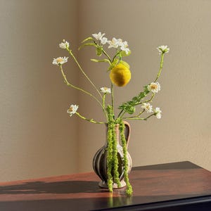 Citronbuketten (PDF-nedladdning) – Paket med franska pärlblommönster + steg-för-steg-videohandledningar