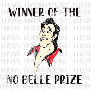 No Belle Prize svg. Gaston svg