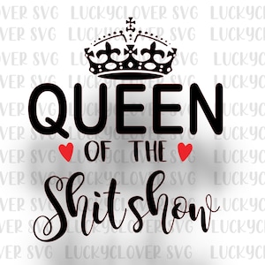 Rainha do show de merda svg. Humor adulto. camisa engraçada. Presente para mulheres