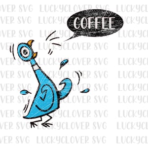 Pigeon Coffee svg. Teacher Decal. Teacher shirt. Don&#39;t let the pigeon drink coffee. Classroom decor svg