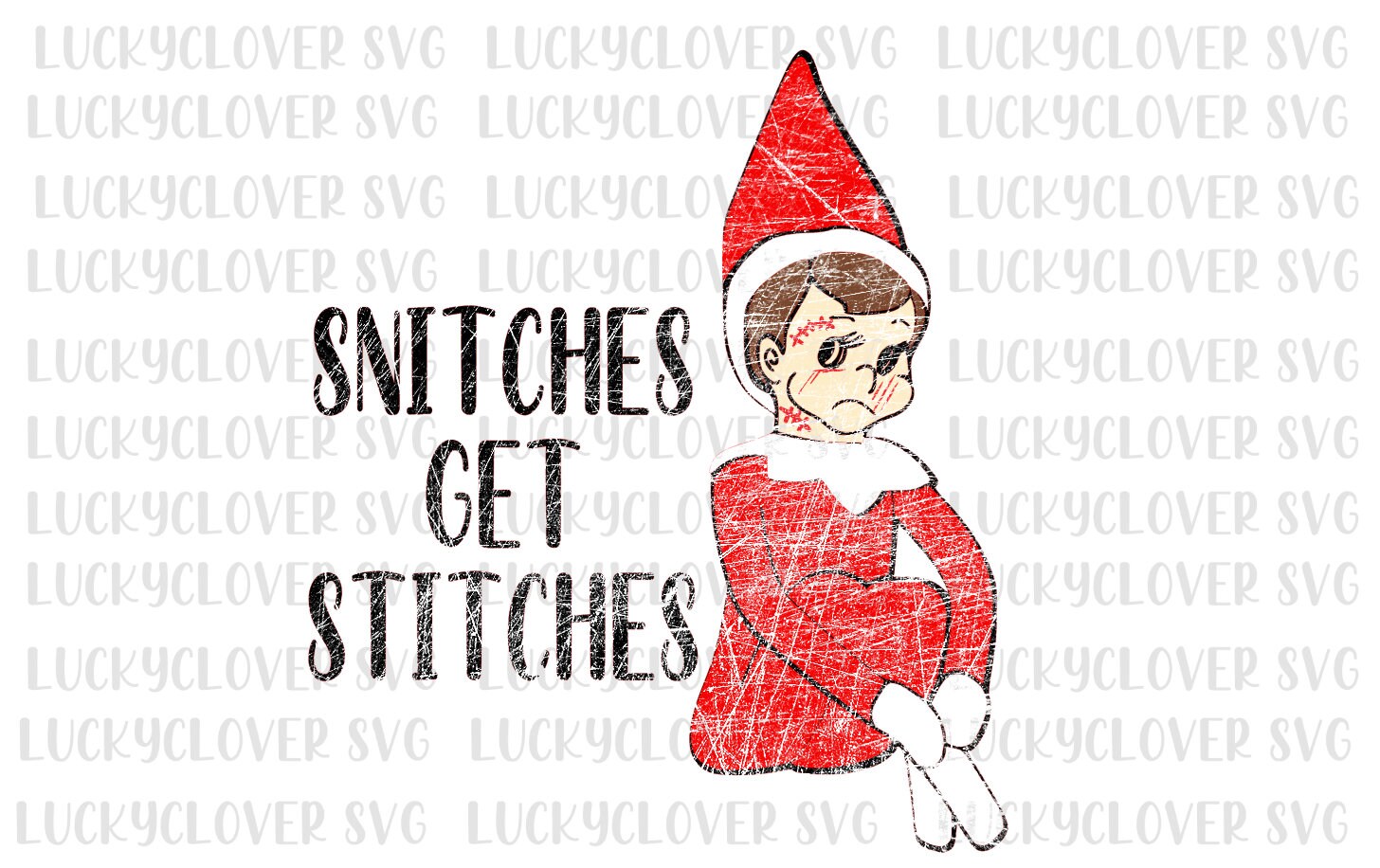 Snitches Get Stitches SVG. Christmas Elf SVG Etsy