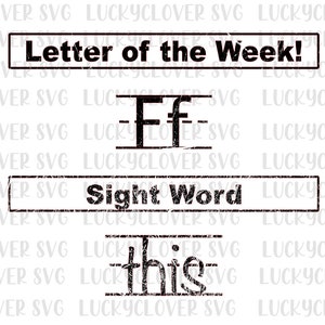 Humor del profesor svg. Carta de la semana. Palabras a la vista. Humor adulto svg