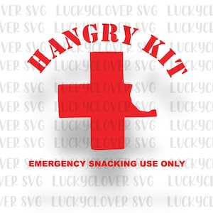 Hangry-svg. Noodsituatie-svg. Grappige, volwassen humor-svg