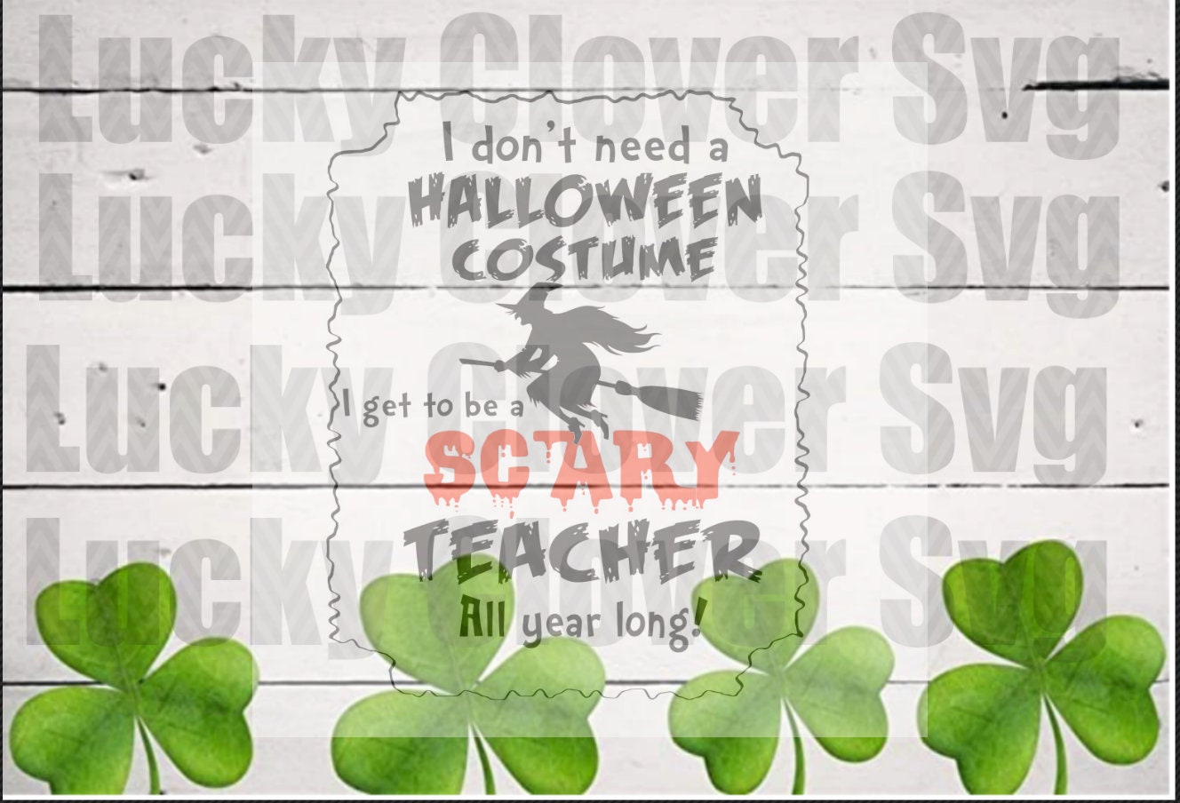 Download Halloween SVG. Halloween Teacher shirt Scary Teacher SVG | Etsy
