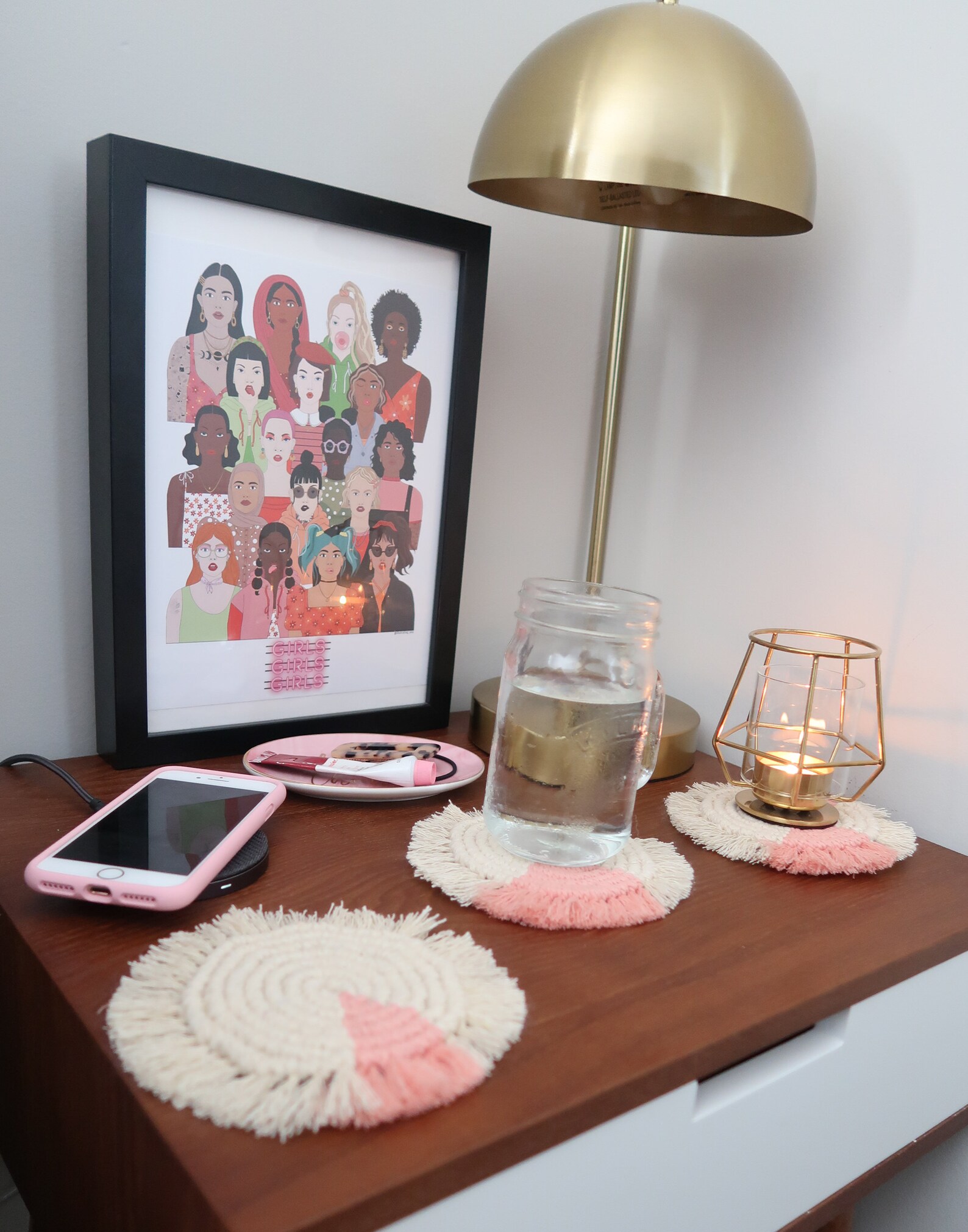 Girl Gang Wall Art Illustration Home Decor Home Art Etsy