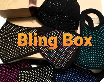 2024 Moda 15 Colori Bling Strass Maschera Facciale Per Le Donne - Foto 2