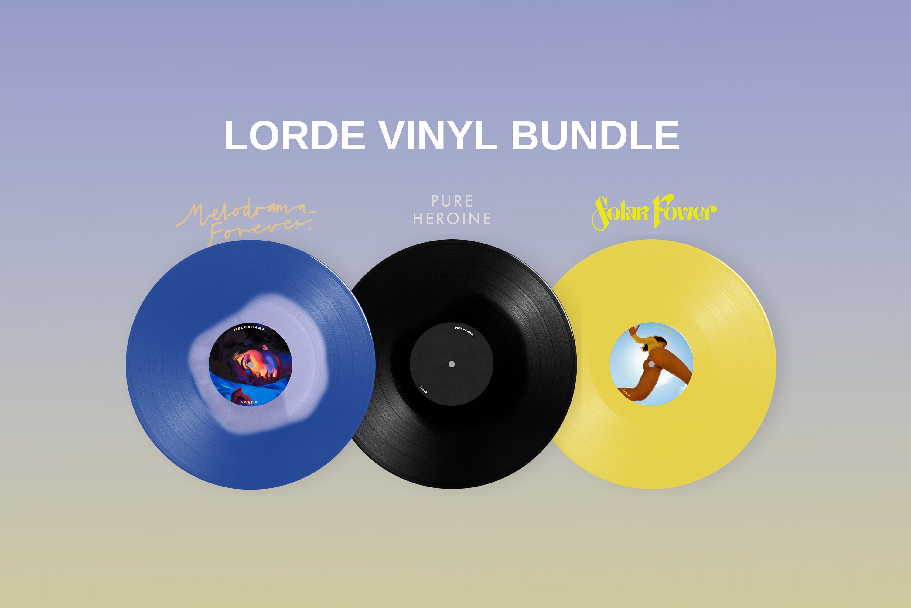 Lorde Discography Bundle / Prints / Retro Vinyl Style - Etsy