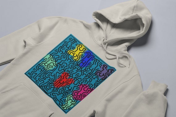Colorful Acrobats Pullover Hoodie - Etsy