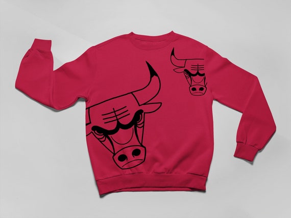 Chicago Bulls Large Bull Head Design 