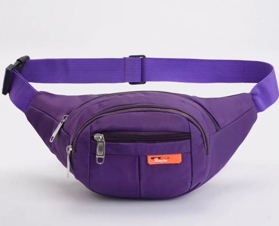 Bright Purple Sport Fanny Pack Etsy