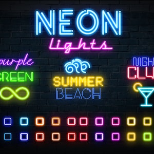 Photoshop Ebenenstile - Neonleuchtende Effekte
