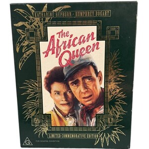 Scénario VHS édition commémorative limitée The African Queen Cartes d'accueil