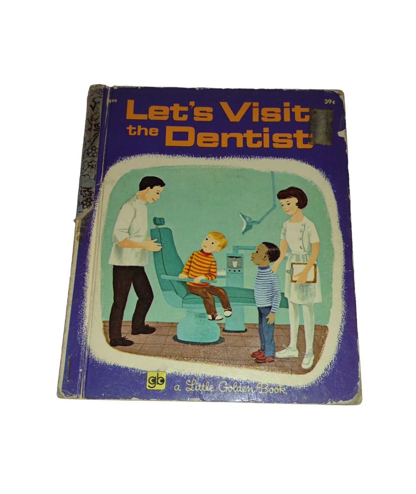 Little Golden Book Let's Visit the Dentist, Patricia M. Scarry, 1st Edit. 1970
