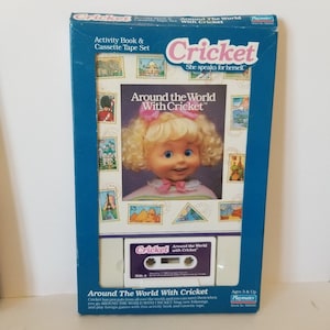 Cricket Activity Book and Cassette Tape Set, Around the World with Cricket