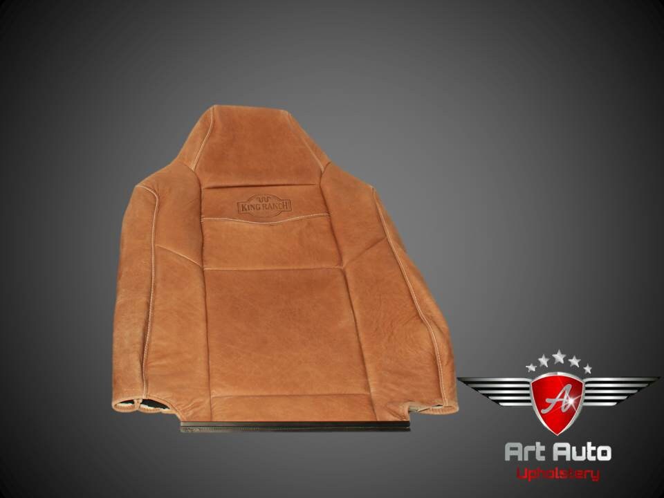 thumbnail image 2 of Texan Genuine Leather Driver Side Bottom Seat Cover For Ford F250 King Ranch (2003-2007) 2 of 6