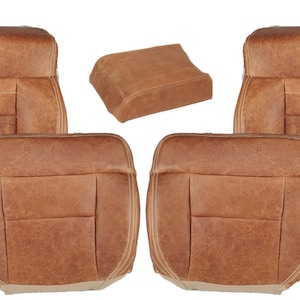 2004-2008 Ford F-150 King Ranch Leather Seat Cover DRIVER & PASSENGER SET