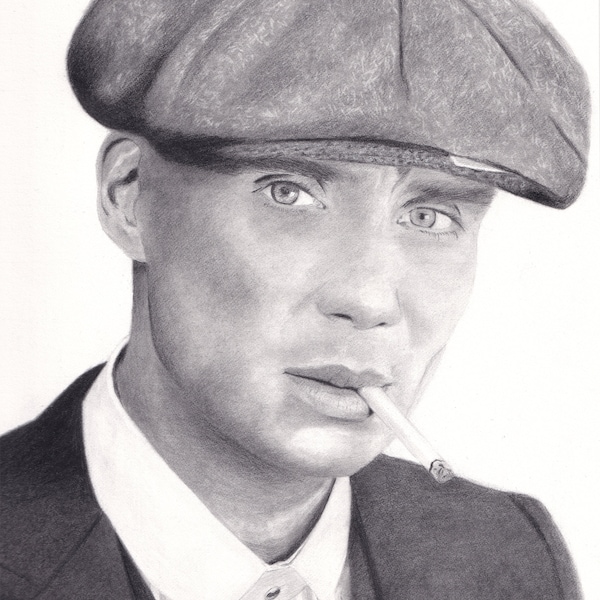 Thomas Shelby Drawing Etsy