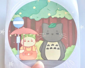 friendly neighbor totoro - single die cut