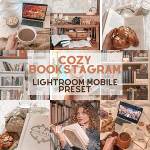 Lightroom Mobile Preset - Cozy Bookstagram | Instagram | Warm filter | Books | Bookish