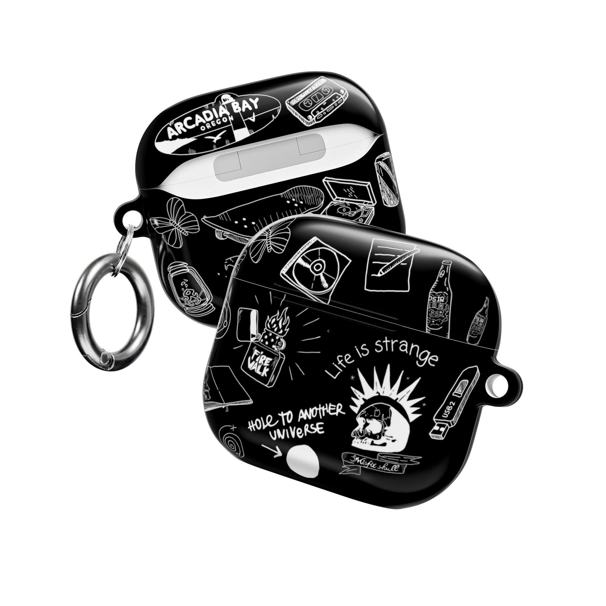 Life is Strange Hand-drawn Line Art AirPod Cases, AirPod 1 2 3 Pro