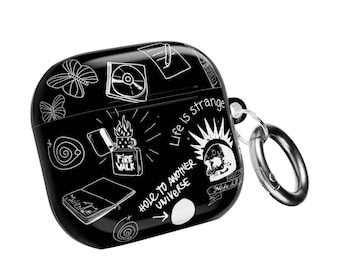 Life is Strange Hand-drawn Line Art AirPod Cases, AirPod 1 2 3 Pro