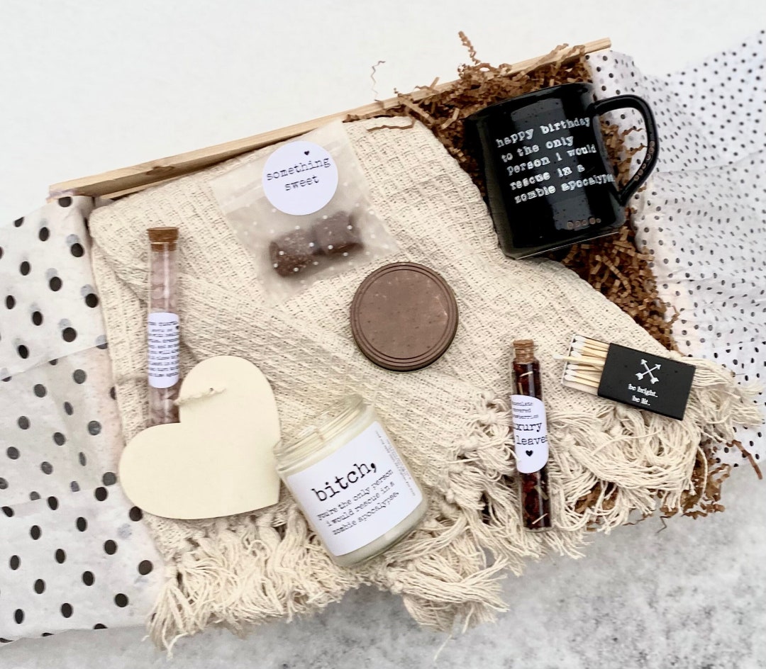 Best Friend Gift Box Birthday Gift Box Self Care Gift Box Etsy