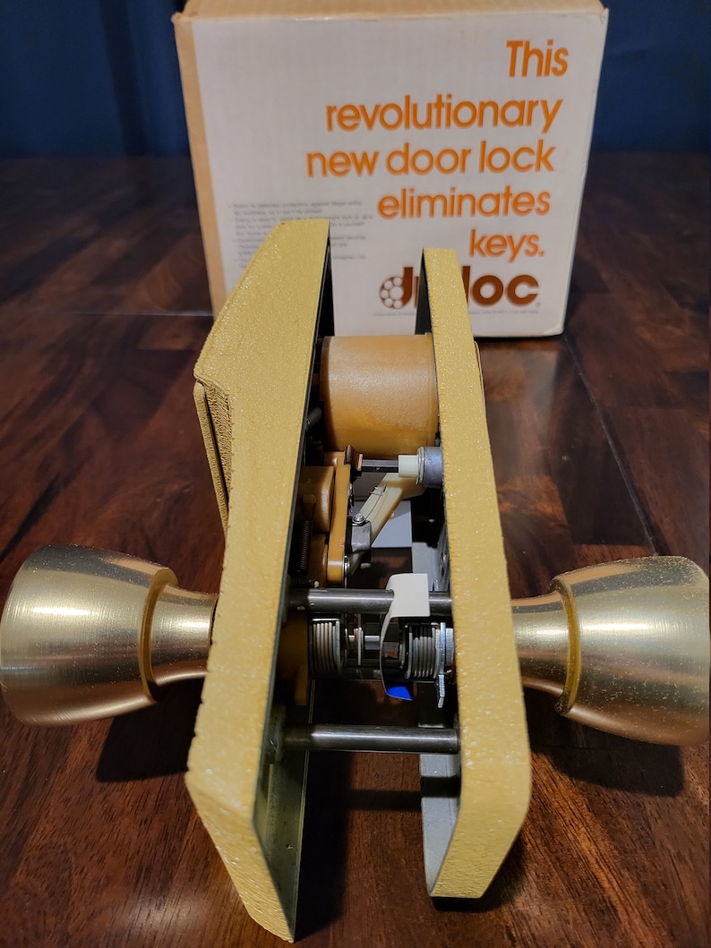 Dialoc Retro Rotary Dial Door Lock new in Box Etsy