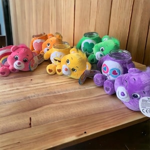 PREMIUM Care Bear stash jar