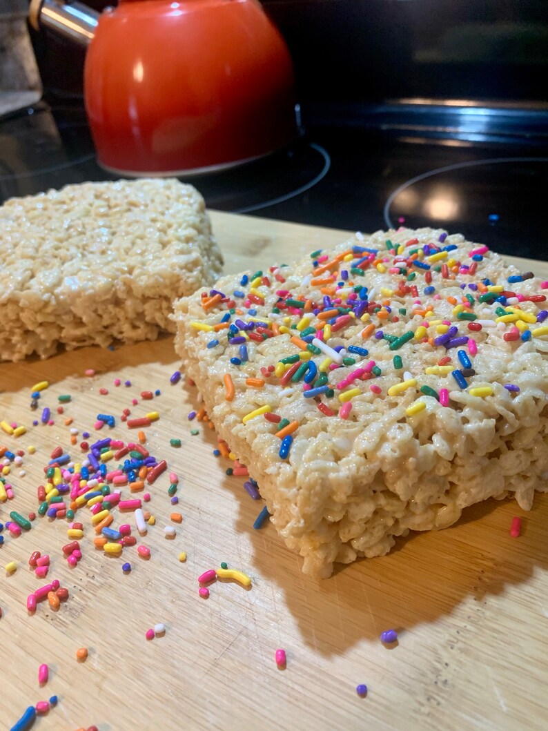 Jumbo Old Fashioned Vanilla Rice Crispy Treats Etsy
